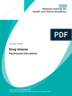 Drug Misuse: Psychosocial Interventions