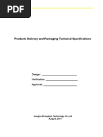 Transportation Handling procedures产品用交货包装技术规范