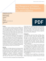 Guideline On Dental Management of Pediatric Patients Receiving Chemotherapy, Hematopoietic Cell Transplantation, And/or Radiation