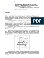 Consideratii Privind Marirea Preciziei de Calcul Pentru Transformarile Care Stau La Baza Aprecierii Performantelor La Cazanelor Si Turbinelor Cu Abur