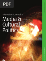 International Journal of Media and Cultural Politics: Volume: 4 - Issue: 1 (Read in "Fullscreen")