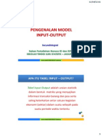 Tabel Input Output