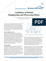 Ventilation of Poultry Slaughtering and Processing Plants: Uilding Entilation