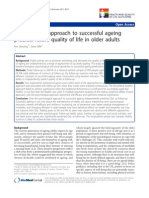 Psychological Approach To Successful Ageing Predicts Future Quality of Life in Older Adults