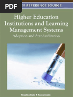 Higher Education Institutions and Learning Management Systems