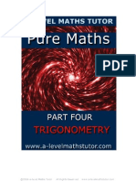 E-Book 'Pure Maths Part Four Trigonometry' From A-Level Maths Tutor