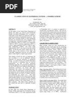 Sanyal Classification of Geothermal Systems 2005