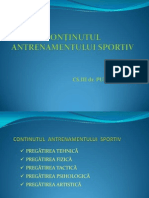 Continutul Antrenamentului Sportiv