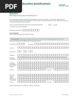 BCS Entry Form