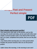 Simple Past Present Perfect