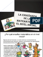 La Enseñanza de La Matemática en El Nivel