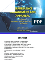 Performance Management and Appraisal 1