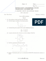 Third Semester B.Tech. (Engineering) Degree Examination, December 2009