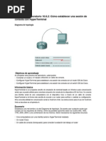 10.6.2 Cómo Establecer Una Sesión de Consola Con HyperTerminal