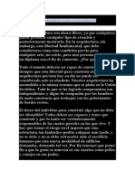 MANIFIESTO Enmohecimiento Contra El Racionalismo en ARQUITECTURA