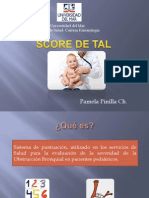 Presentacion I Score de Tal