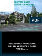 Paradigma Baru Akreditasi