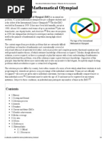 International Mathematical Olympiad