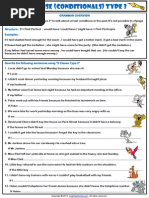 Conditionals If Clause Type 3 Worksheet