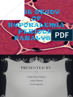 Case Study OF Hypokalemia Periodic Paralysis