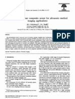 Piezoelectric Polymer Composite Arrays For Ultrasonic Imaging Applications Medical