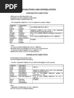 COMPARATIVES AND SUPERLATIVES Explicação + Exercícios