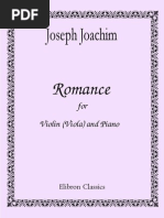 Joseph Joachim Romance For Violin Viola and Piano 193780 1