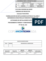 Pt-7521-El-003 Tendido y Conexionado de Cables