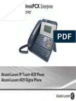 ENT PHONES IPTouch-4028-4029Digital-OXEnterprise Manual 0907 US