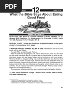 What The Bible Says About Eating Good Food