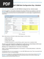 Sapuniversity - Eu-The Usage of The SAP CRM Role Configuration Key Detailed Example