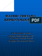 Materi Tentang Keprotokoleran