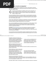 ¿Cómo Aprender A Invertir en La Argentina - Lanacion PDF