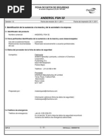 ANDEROL FGH 32 Msds Español