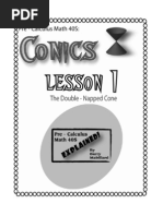 Pre-Calculus Math 40s - Conics Lesson PDF