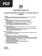 Duty Officer Checklist