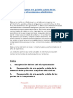 Curso para Recuperar Oro, Paladio y Plata de Las Computadoras y Otras Maquinas Electrónicas