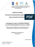 Zonificacion Sismico-Geotecnica para 7 Distritos de Lima