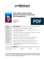 John Adairs 100 Greatest Ideas For Effective Leadership e