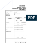 Salary Slip Format 136