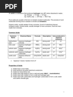 Sec 2 Acids and Bases Notes 2013