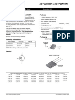 Datasheet Transistor 20n60a4