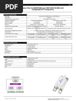 Lgp219Nn Diplex Filter For 800/900 MHZ and 1800/1900/2100 MHZ With Configurable DC Transparency