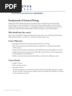 Fundamentals of Technical Writing