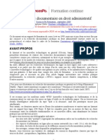 Recherche Documentaire Juridique en Droit Administratif