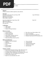 General Resume