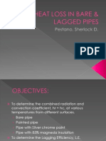 Heat Loss in Bare & Lagged Pipes Presentation