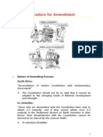 10 - Procedure For Amendment