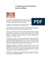 Tratamiento Natural para La Psoriasis Con Ganoderma Lucidum