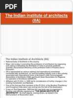 The Indian Institute of Architects - IIA